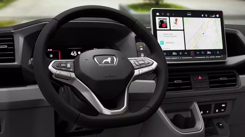 Multifunction steering wheel