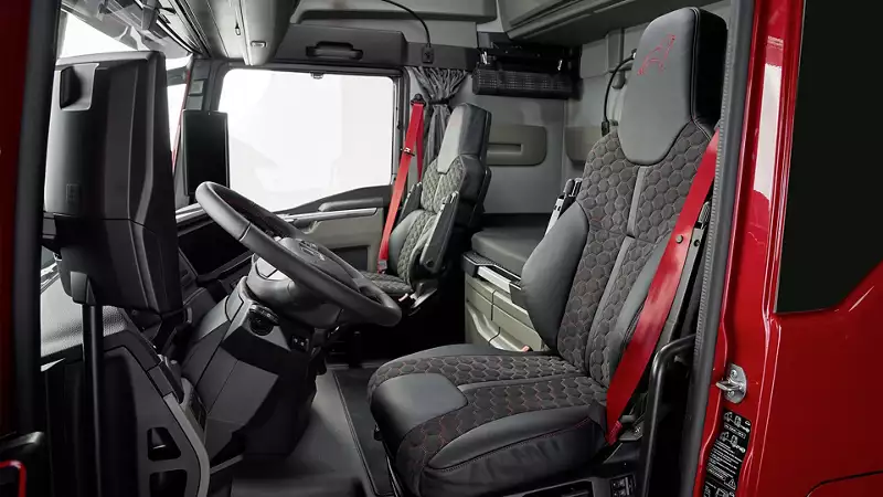 Premium seats for driver and co-driver