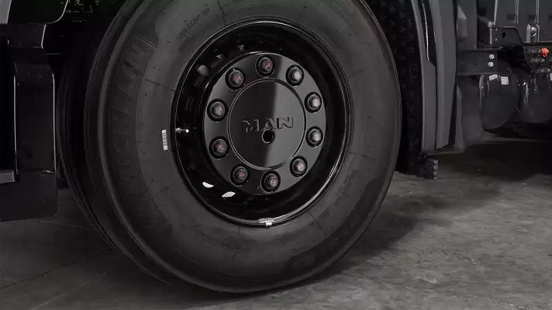 Black steel wheels